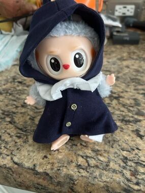 Labubu Hooded Cloak Keychain